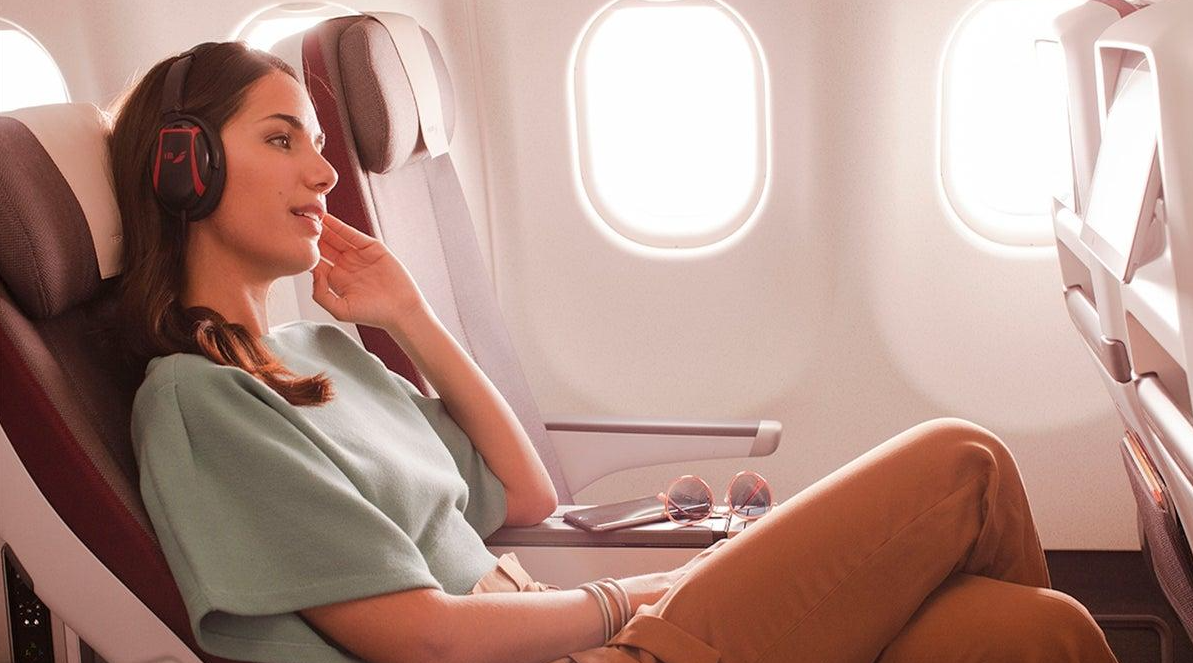 airlines using calming music