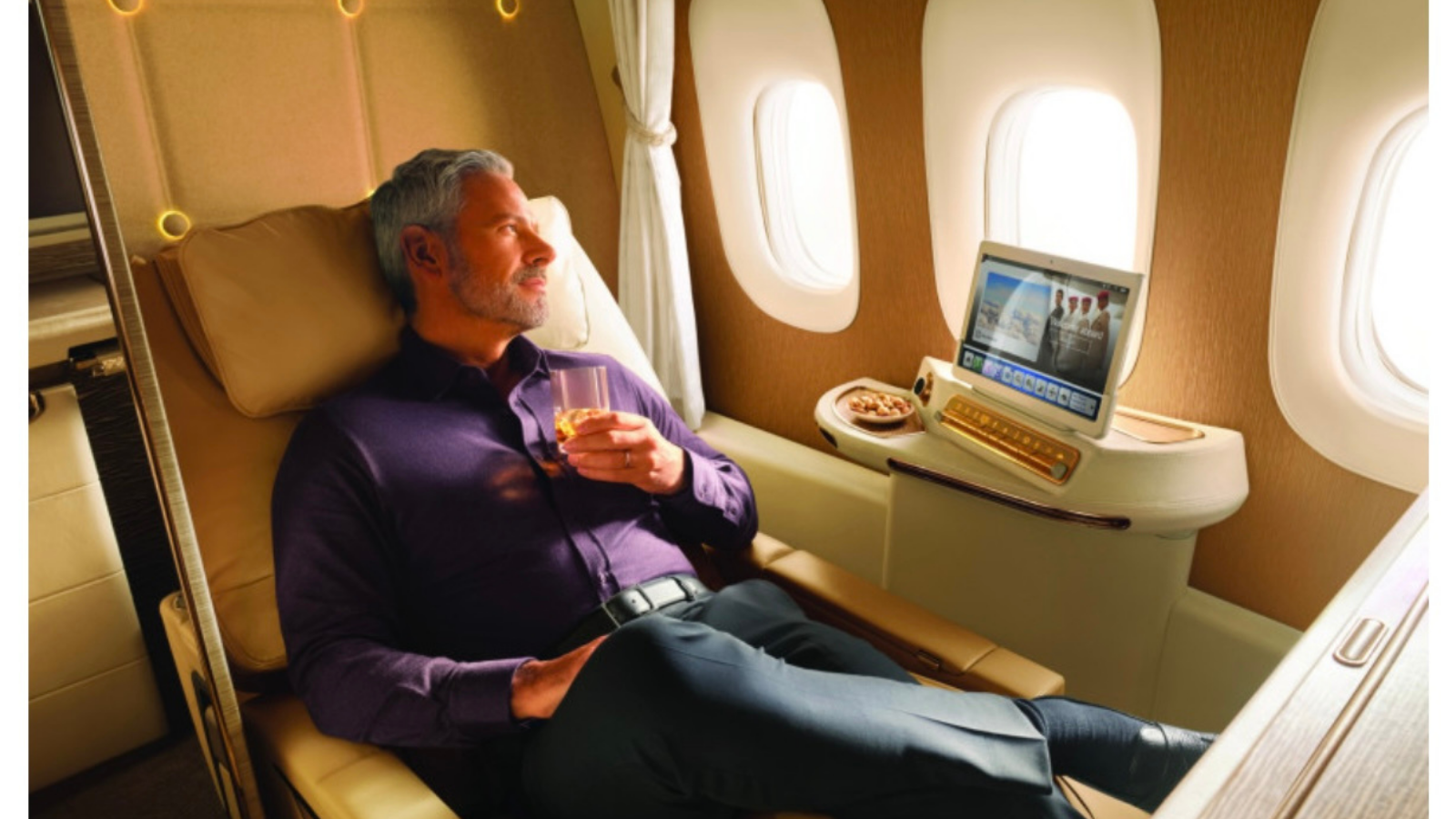 airlines using calming music