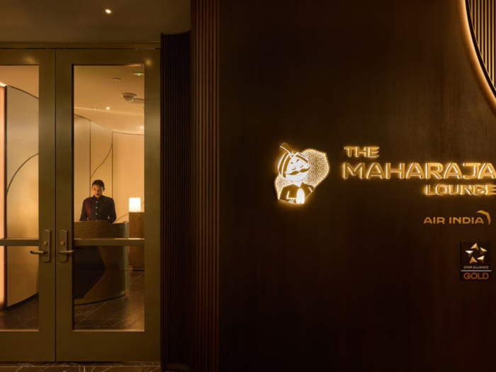 Maharaja Lounge at SFO. Photo Credits: Air India