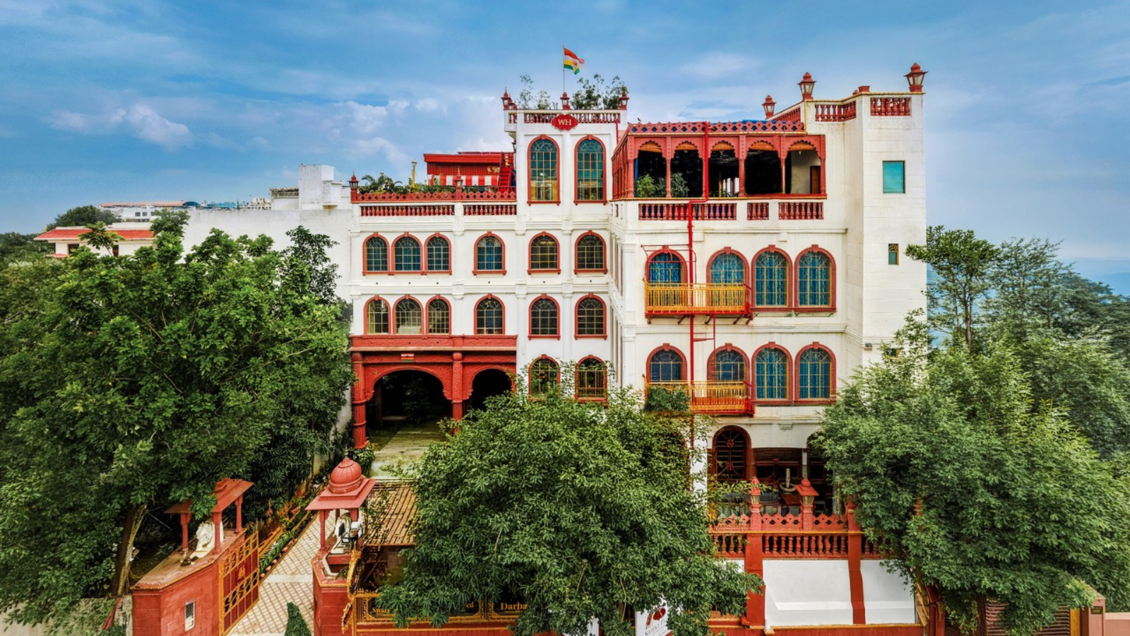 WelcomHeritage Kurki Palace exterior in Jaipur