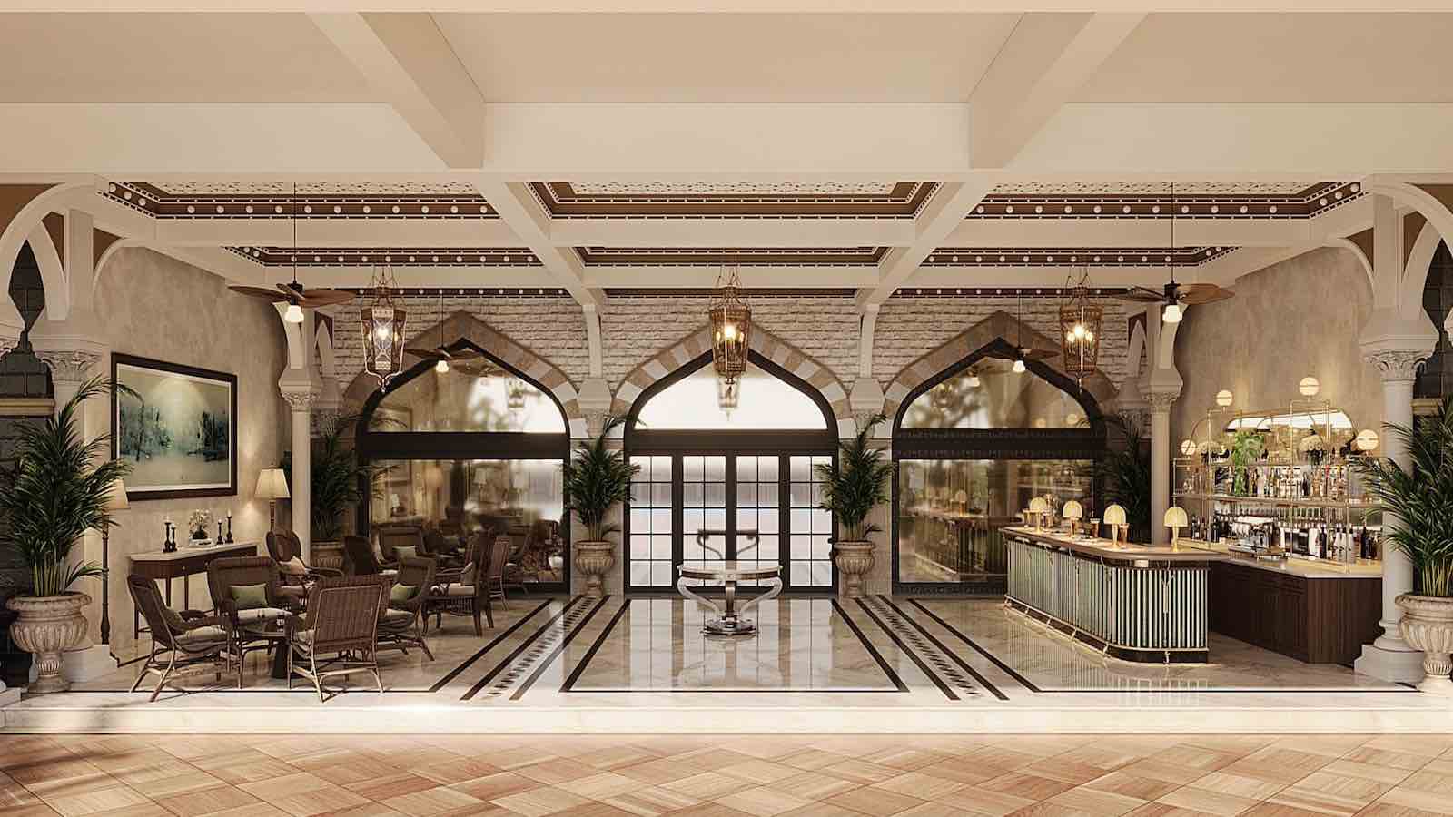 Photo Courtesy: The Taj Mahal Palace, MumbaiThe hotel's collection spans works by V.S. Gaitonde, Ram Kumar and Jehangir Sabavala, alongside a Laxman Shreshtha commission created with the late Ratan Tata.