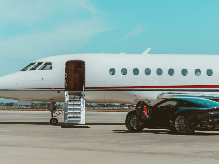 Private jet on the runway. Photo Courtesy-Unsplash